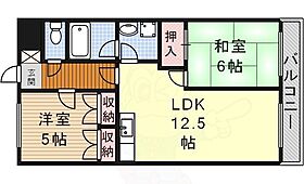 七福マンション 2B ｜ 愛知県名古屋市昭和区石仏町２丁目6番2号（賃貸マンション2LDK・2階・53.80㎡） その2