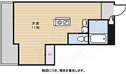 レジデンス一社 ワンルームの間取図画像