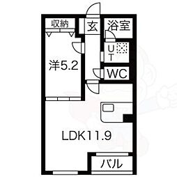 ホリーステージ城山 2階
