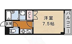 アーバン吹上 1Kの間取図画像