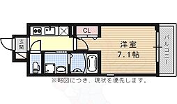 カンピオーネ御器所通 1Kの間取図画像