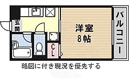 グランビア川名 1Kの間取図画像