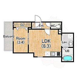 セゾングラース新瑞橋 2階/-