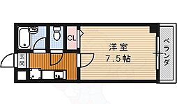 ディアコート鶴舞 1Kの間取図画像
