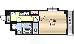 ラシュレ日光 1Kの間取図画像