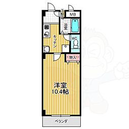 アビターレ・S 1Kの間取図画像