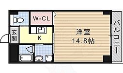 セイコービル 1Kの間取図画像