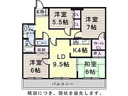 メゾン・ファミール 4LDKの間取図画像