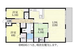 ライオンズ南大高ディアグランデ 3LDKの間取図画像