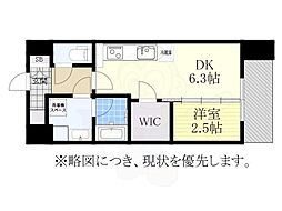 名古屋市千種区今池3丁目マンション 1DKの間取図画像