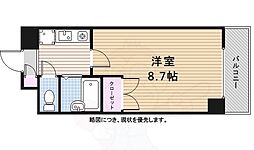 シテイライフ藤ヶ丘 1Kの間取図画像