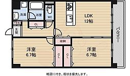 アソシア一社 2LDKの間取図画像