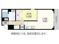 グリーンコーポ瑞穂 1LDKの間取図画像