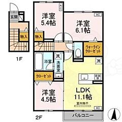 物件の間取り