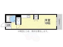 メゾン御器所 ワンルームの間取図画像
