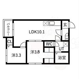 ilusion桜本町 2階/-