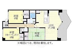 ライオンズシティ桜山 3LDKの間取図画像