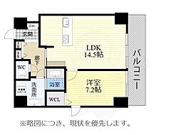 クレールシティ御器所 1LDKの間取図画像