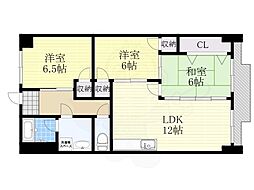 グリーン高瀬木 3LDKの間取図画像
