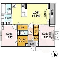セレスティア唐山町 2階/-