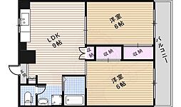CASANOAH名東 2LDKの間取図画像