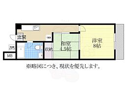 香山コーポ 4階/-