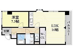 ペア・シティー1 2LDKの間取図画像