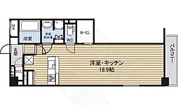 ロイヤルパークス千種 1Kの間取図画像