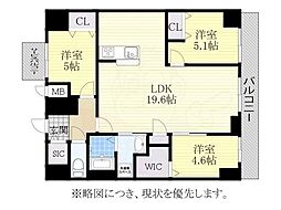 アーデルドルフ東山 3LDKの間取図画像