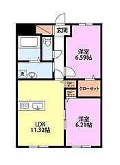 物件の間取り