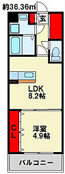 間取図画像 1LDK