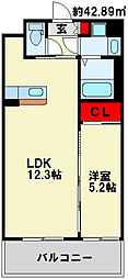 間取図画像 1LDK