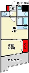 間取図画像 1DK