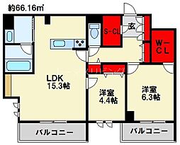 シャーメゾンステージ新成 2階