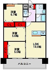 物件の間取り