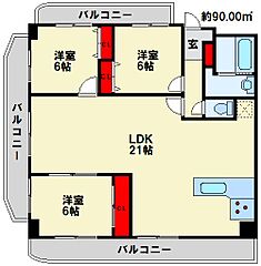 物件の間取り