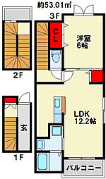 ベルメゾン 3階/301