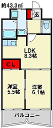 S-FORT小倉 11階/1107