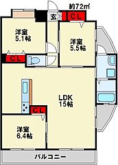 物件の間取り