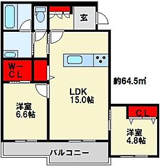 物件の間取り