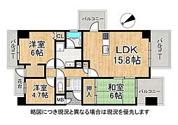 間取図画像 3LDK