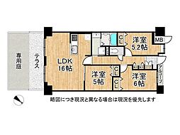 間取図画像 3LDK