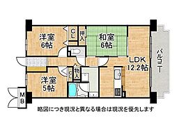 間取図画像 3LDK