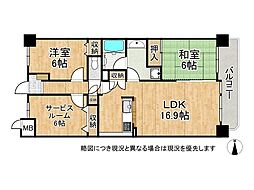 間取図画像 2SLDK