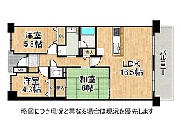間取図画像 3LDK