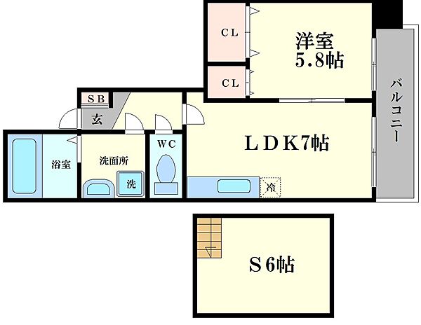 ゼウス月光 ｜大阪府大阪市浪速区桜川2丁目(賃貸マンション1SDK・9階・33.99㎡)の写真 その2