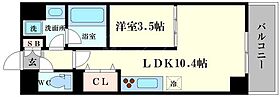 Kgソフィアアベノ播磨町  ｜ 大阪府大阪市阿倍野区播磨町1丁目（賃貸マンション1LDK・2階・35.10㎡） その2