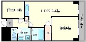 ヴィラスリースター鶴浜  ｜ 大阪府大阪市大正区鶴町3丁目19-15（賃貸マンション2LDK・6階・55.72㎡） その2