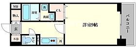 ココロウエスト（COCORO-WEST)  ｜ 大阪府大阪市浪速区桜川4丁目1番地20号（賃貸マンション1K・6階・29.65㎡） その2