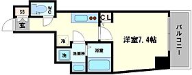 エグゼ阿倍野 1303 ｜ 大阪府大阪市阿倍野区阿倍野筋5丁目9-21（賃貸マンション1K・13階・25.34㎡） その2